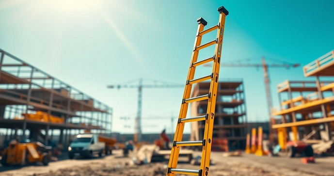 Escada de Fibra de Vidro 9 Metros: Vantagens e Aplicações para Profissionais e Residências