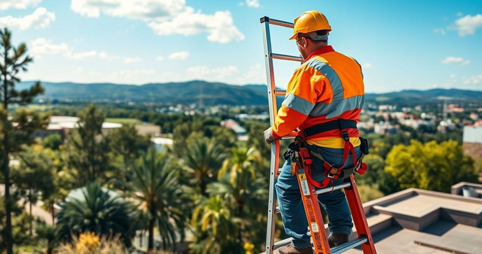 Escada de fibra de vidro 6 metros: segurança e eficiência em altura