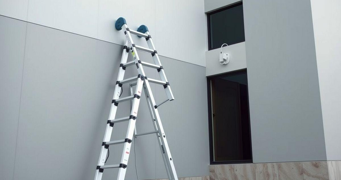 Escada Extensiva Fibra de Vidro: Segurança e Versatilidade em Altura